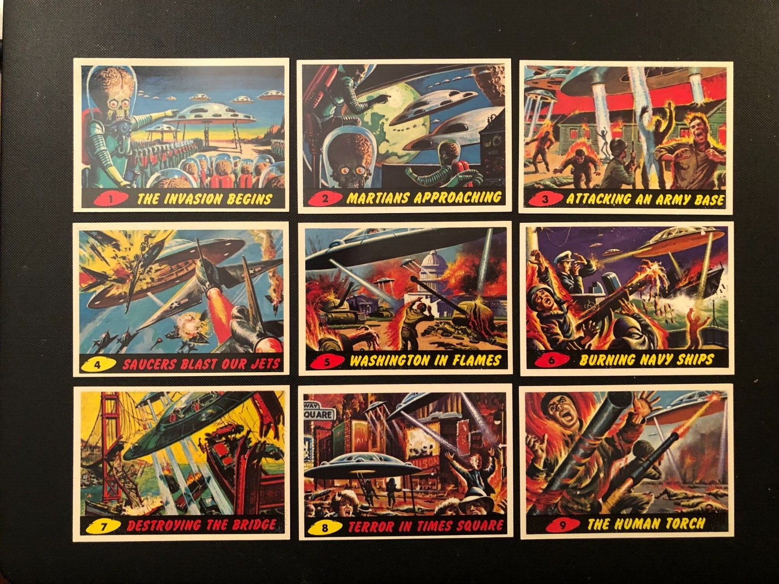 1994 Topps Mars Attacks Archives Complete Set 100 NM-MT
