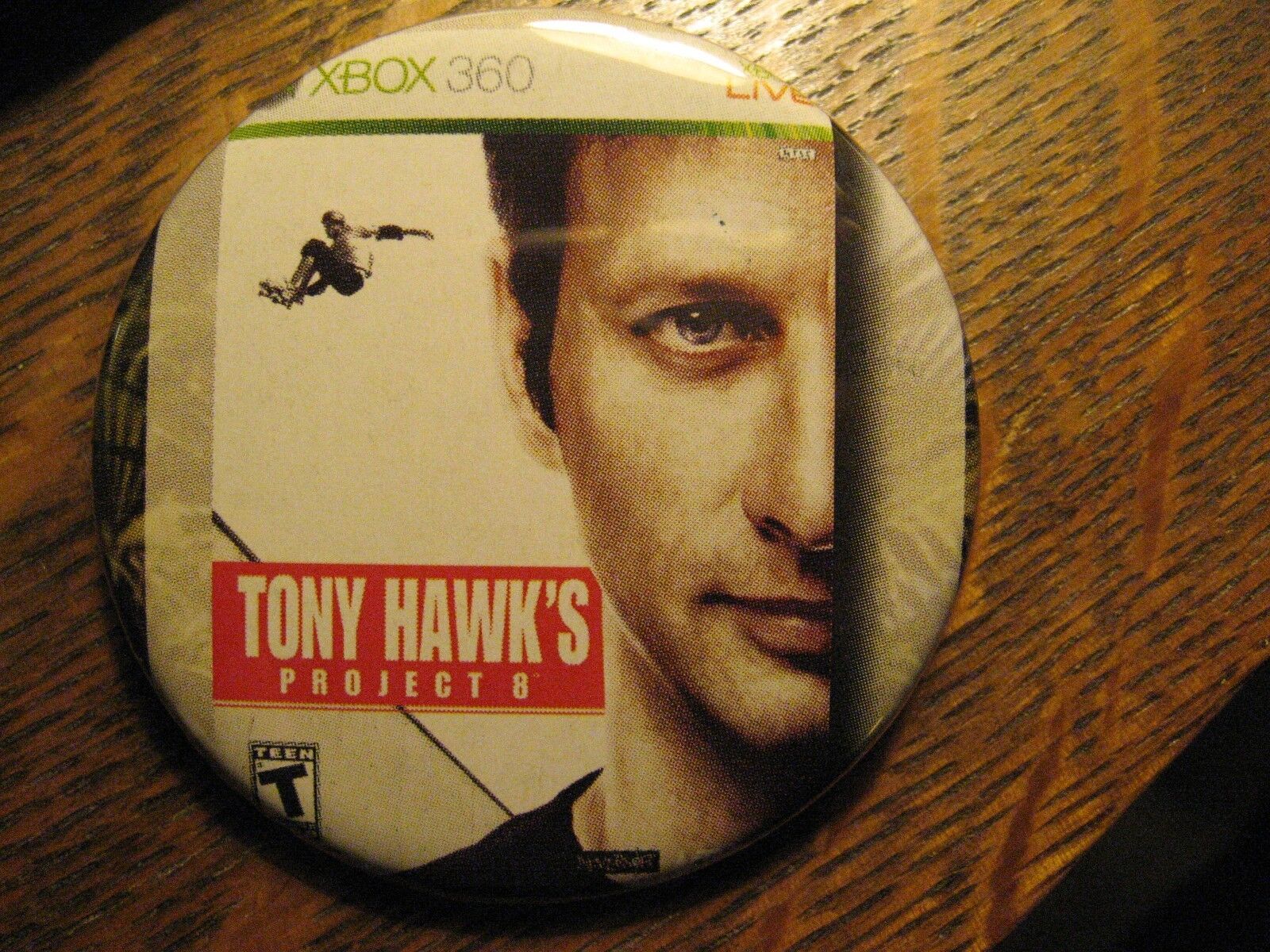 Tony Hawk Project 8 Skateboard XBox Game Advertisement Pocket Lipstick Mirror 