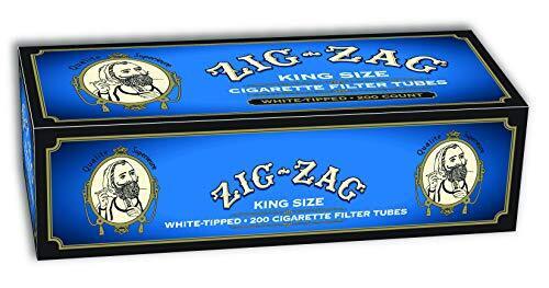 Zig Zag Light King Size Cigarette Tubes (200ct Per Box) 5 Boxes