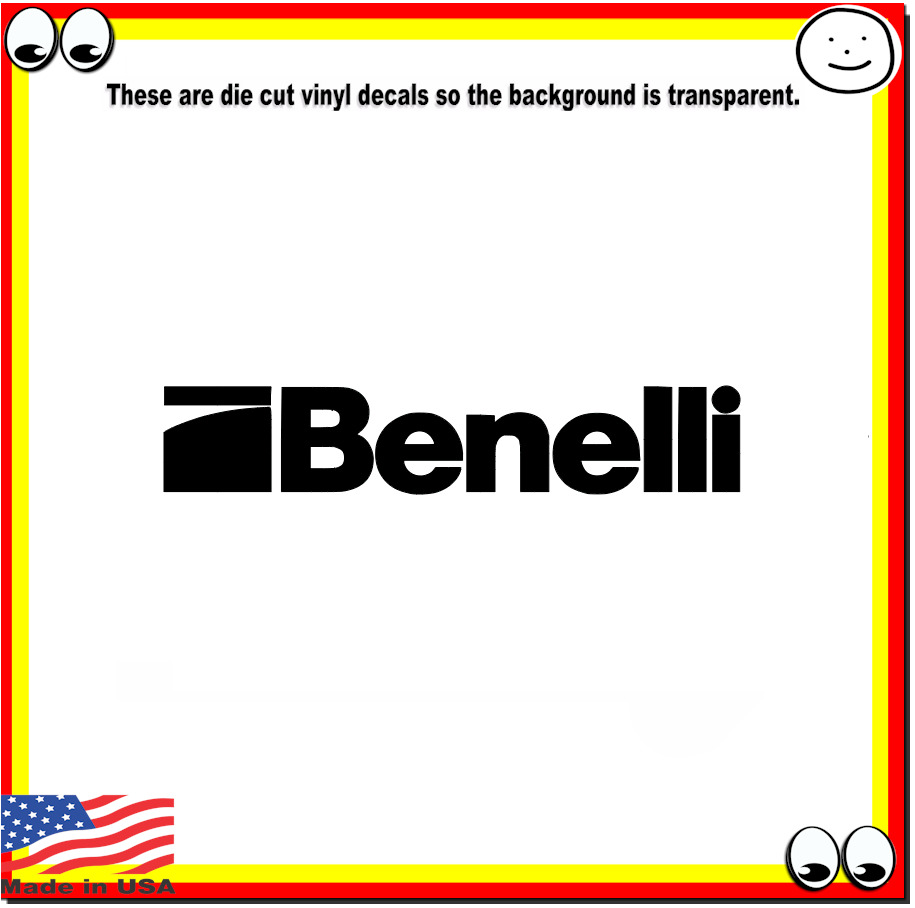Benelli Vinyl Cut Decal Sticker Logo for car truck laptop toolbox