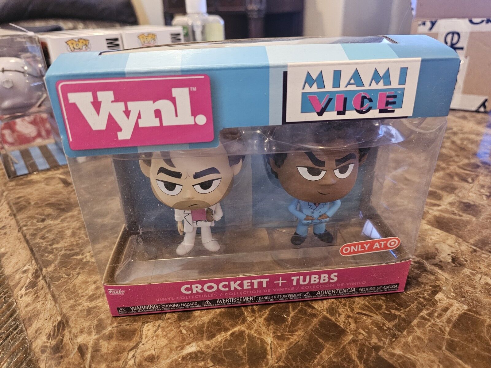 Funko Vynl Miami Vice Crockett & Tubbs Target 2 Pack Vinyl Figures B03