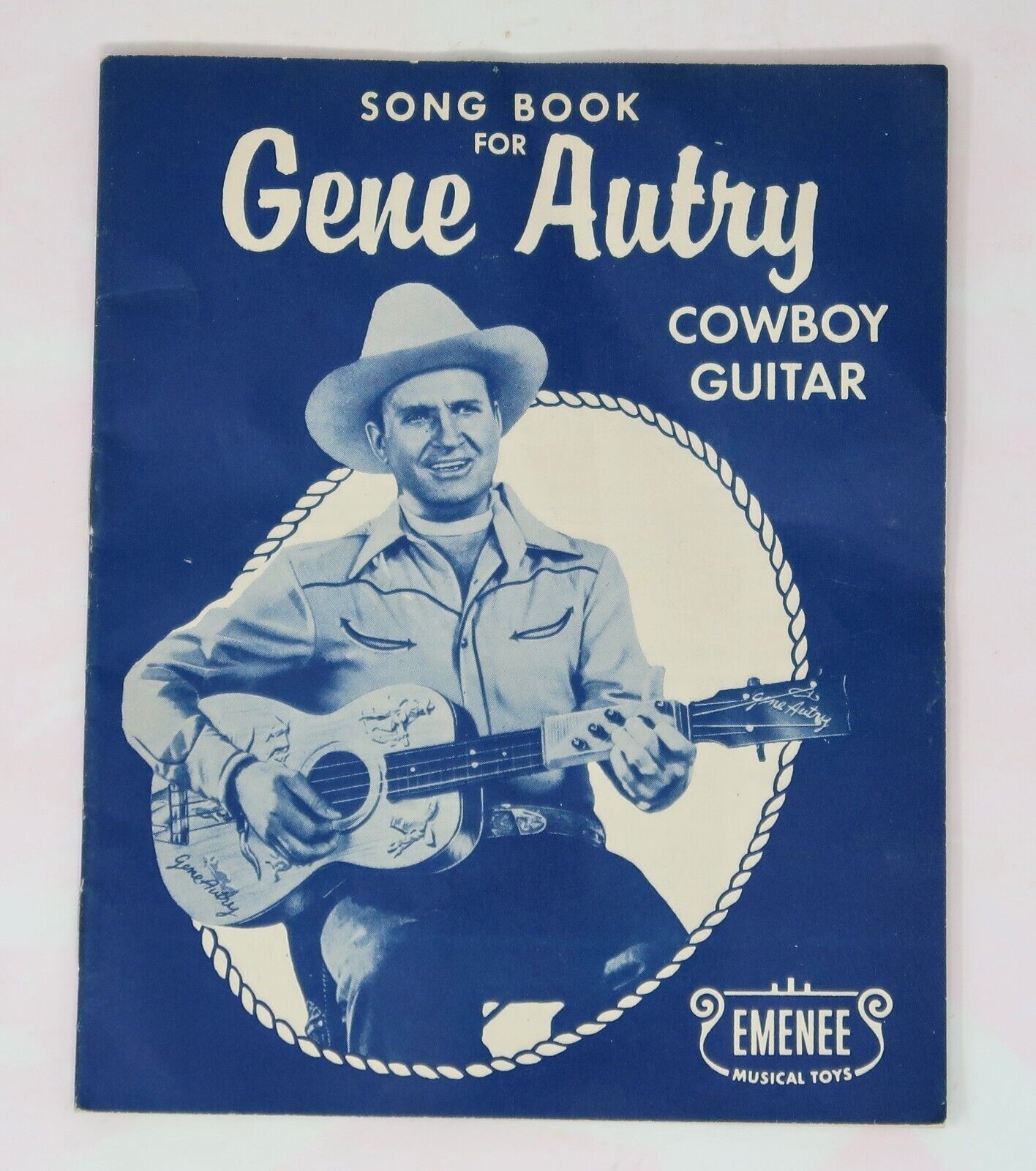 Vintage Gene Autry Song Book, Cowboy Guitar, Emenee Musical Toys