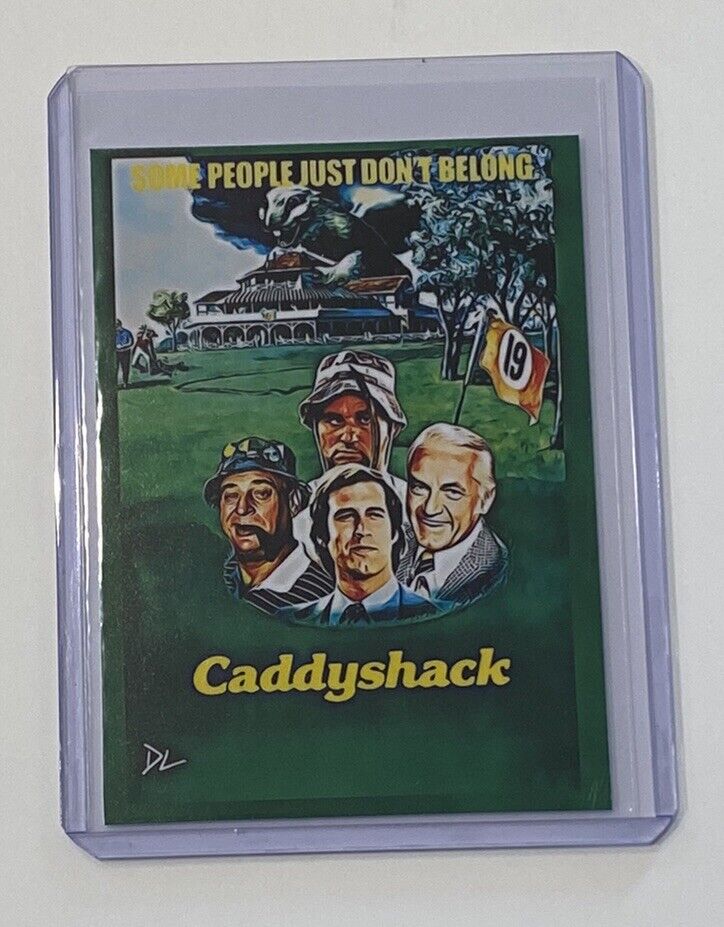 Caddyshack Limited Edition Artist Signed “Snobs Vs. Slobs” Trading Card 1/10