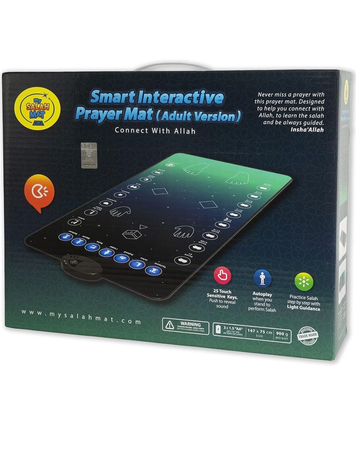 My Salah Mat Smart Interactive Prayer (Mat Adult Version)