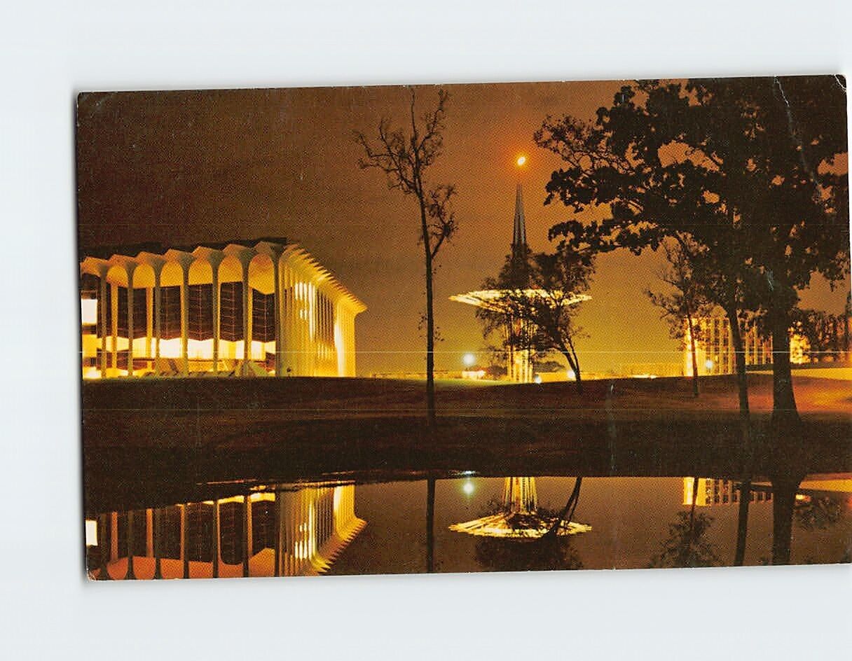 Postcard Learning Resources Center Oral Roberts University Tulsa Oklahoma USA