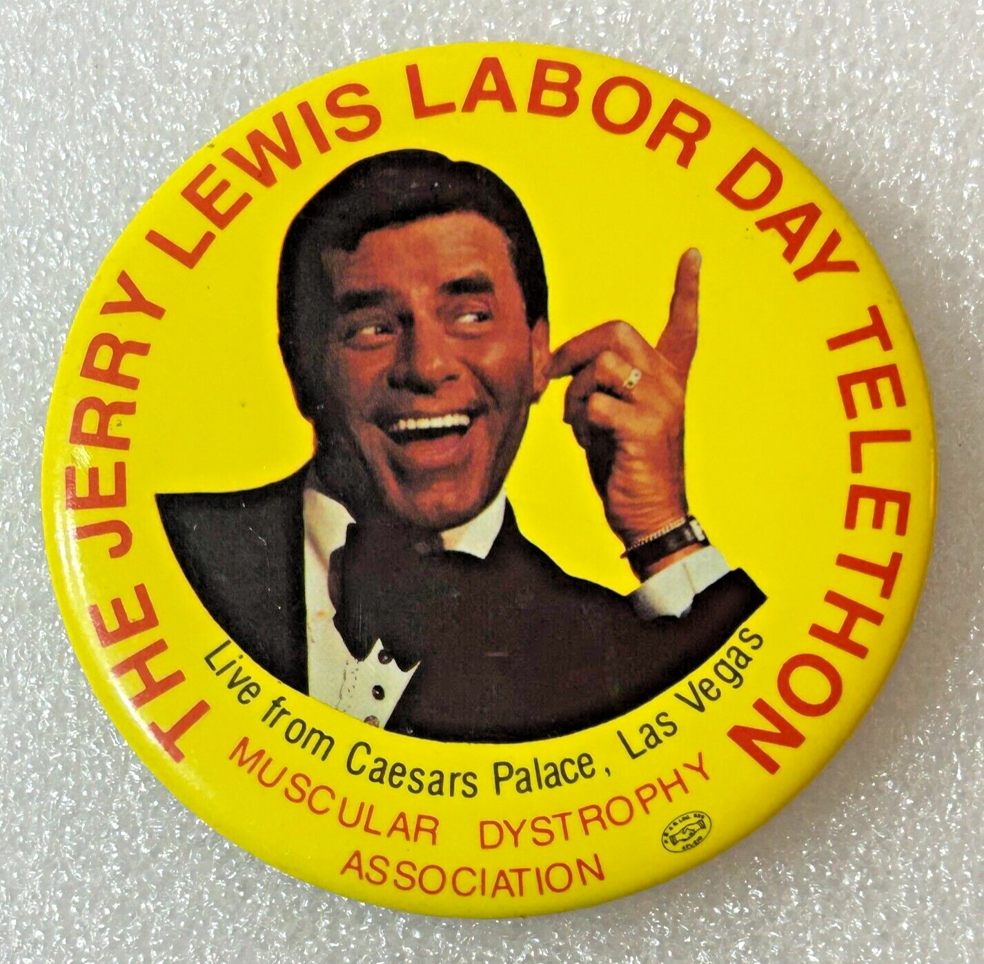 Vintage 1980s Jerry Lewis Labor Day Telethon Caesars Palace Las Vegas Nevada