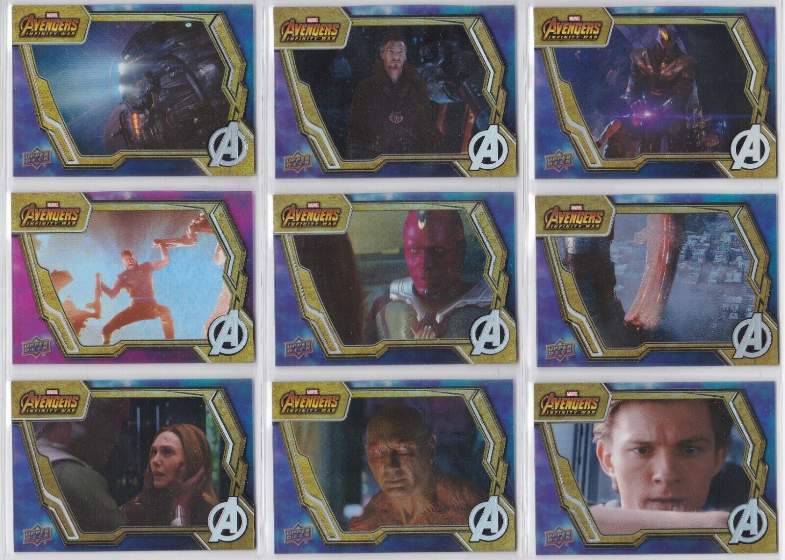 2018 Upper Deck Avengers Infinity War Tier 1 2 3 Card You Pick Finish Your Set