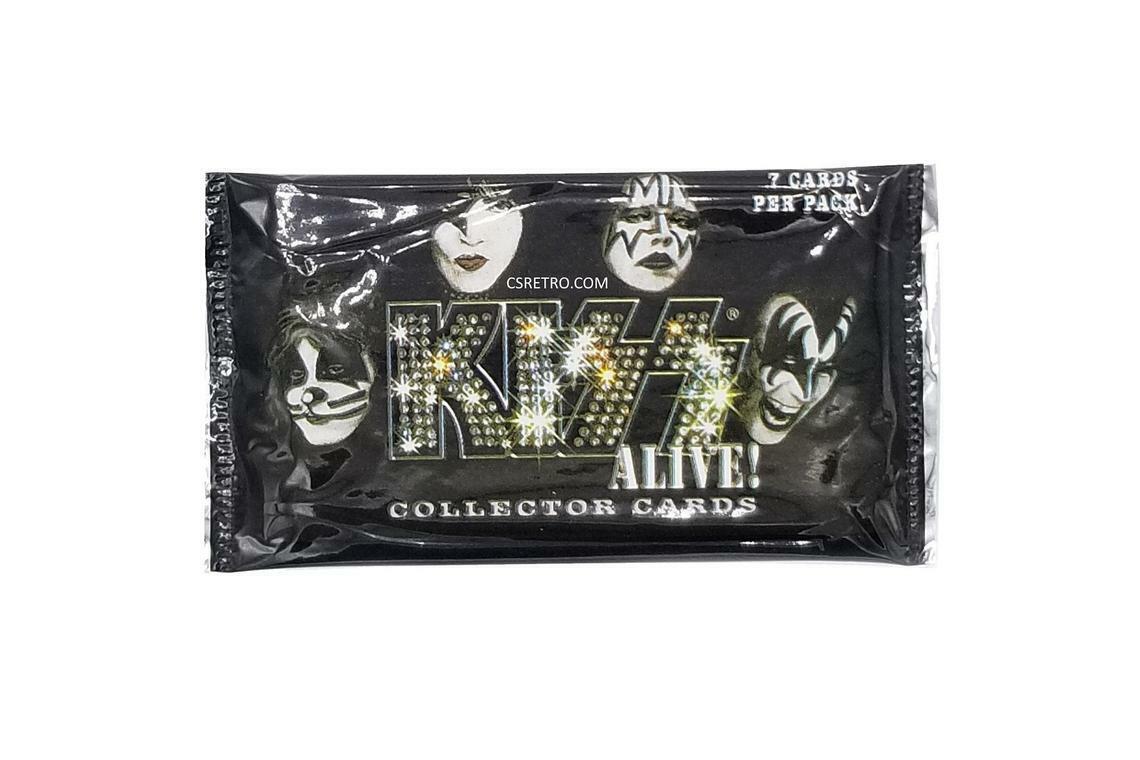 Kiss Alive Music Band Trading Collector Music Cards Wax Pack Vintage Retro NEW