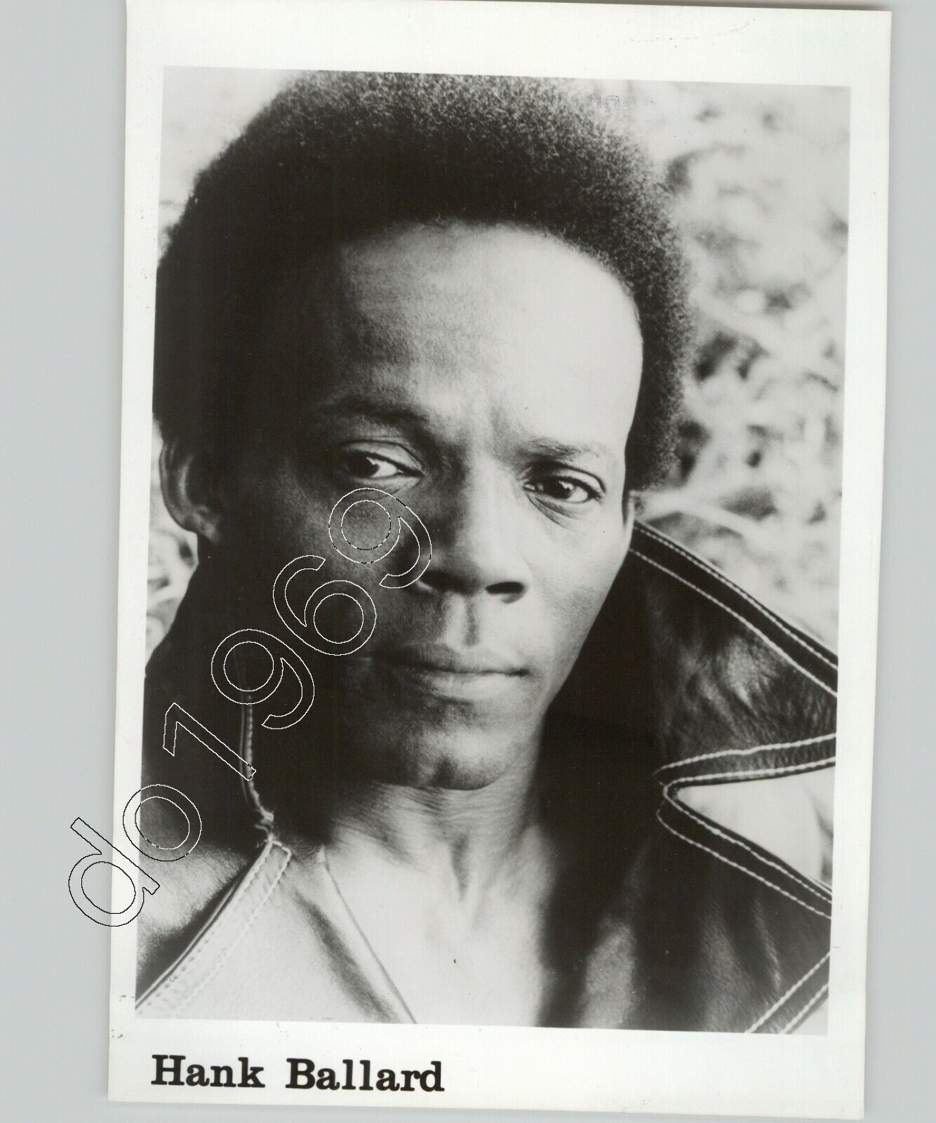 American R&B Star HANK BALLARD African Music Icon Headshot 1982 Press Photo