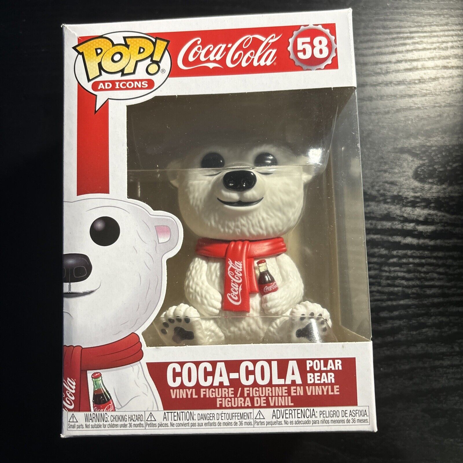 Coca Cola Polar Bear Funko Pop 58 Ad Icons Vinyl Figure