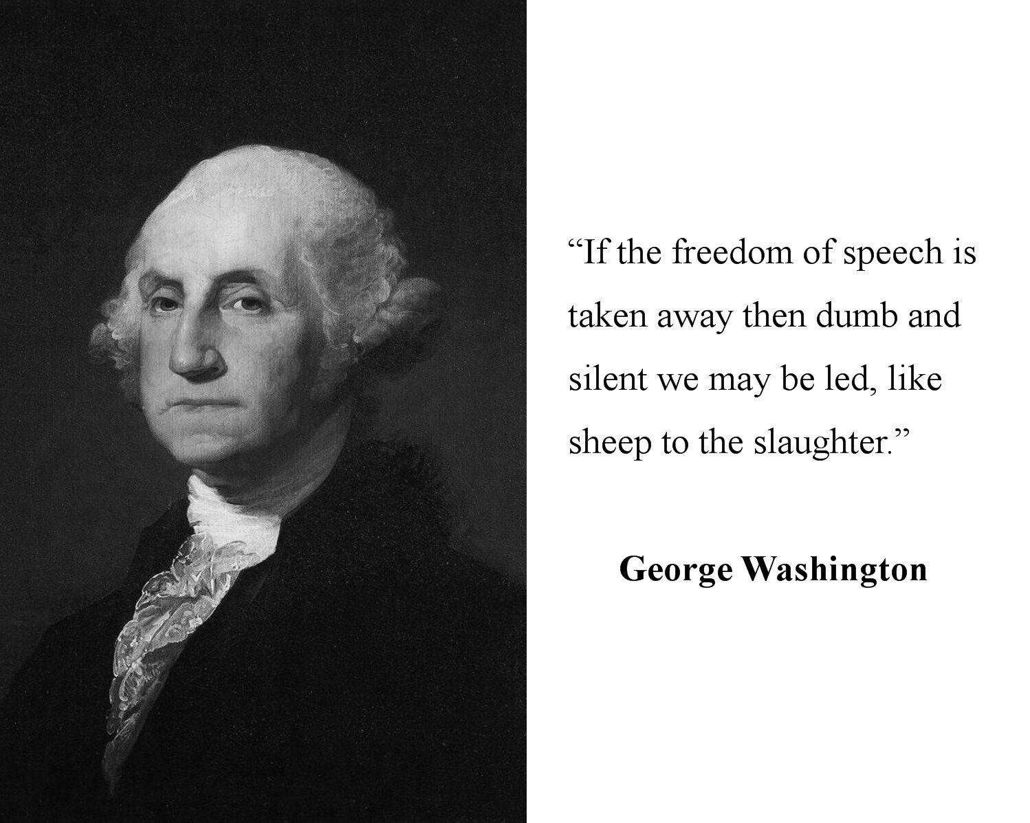 President George Washington Quote 8 x 10 Photo Picture #bwk1