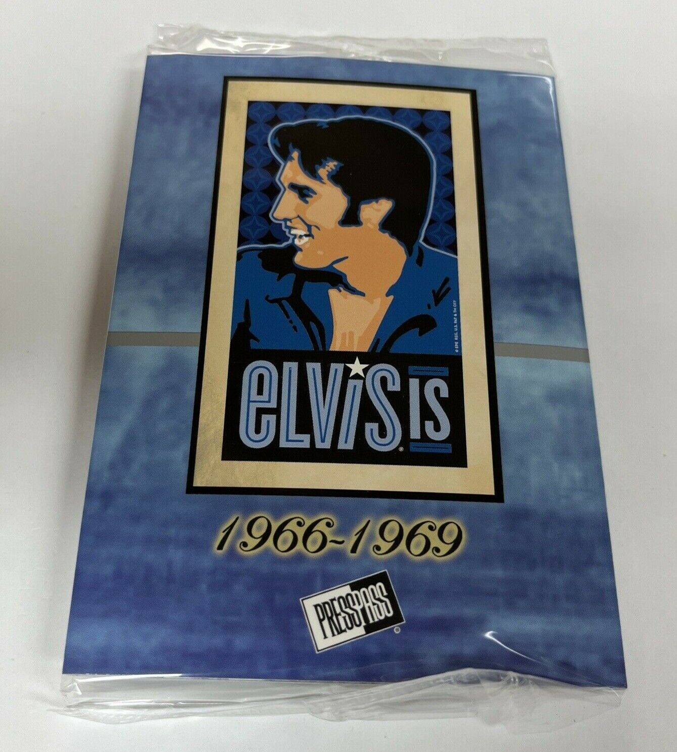 2007 Press Pass Elvis Is Timeline Sealed Fold-Out Jumbo Card (1966-1969)