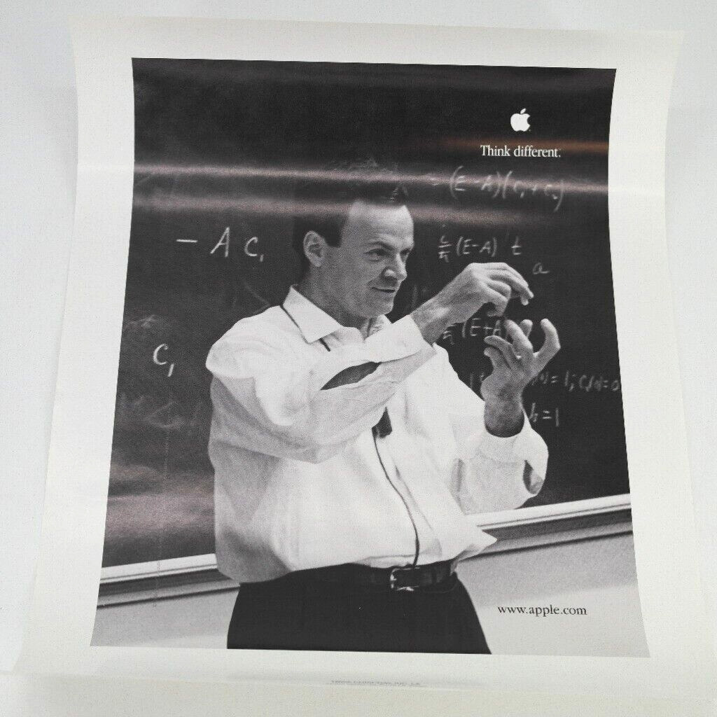 1999 Apple Computer Think Different Richard Feynman Ad Proof TWBA CHIAT/DAY