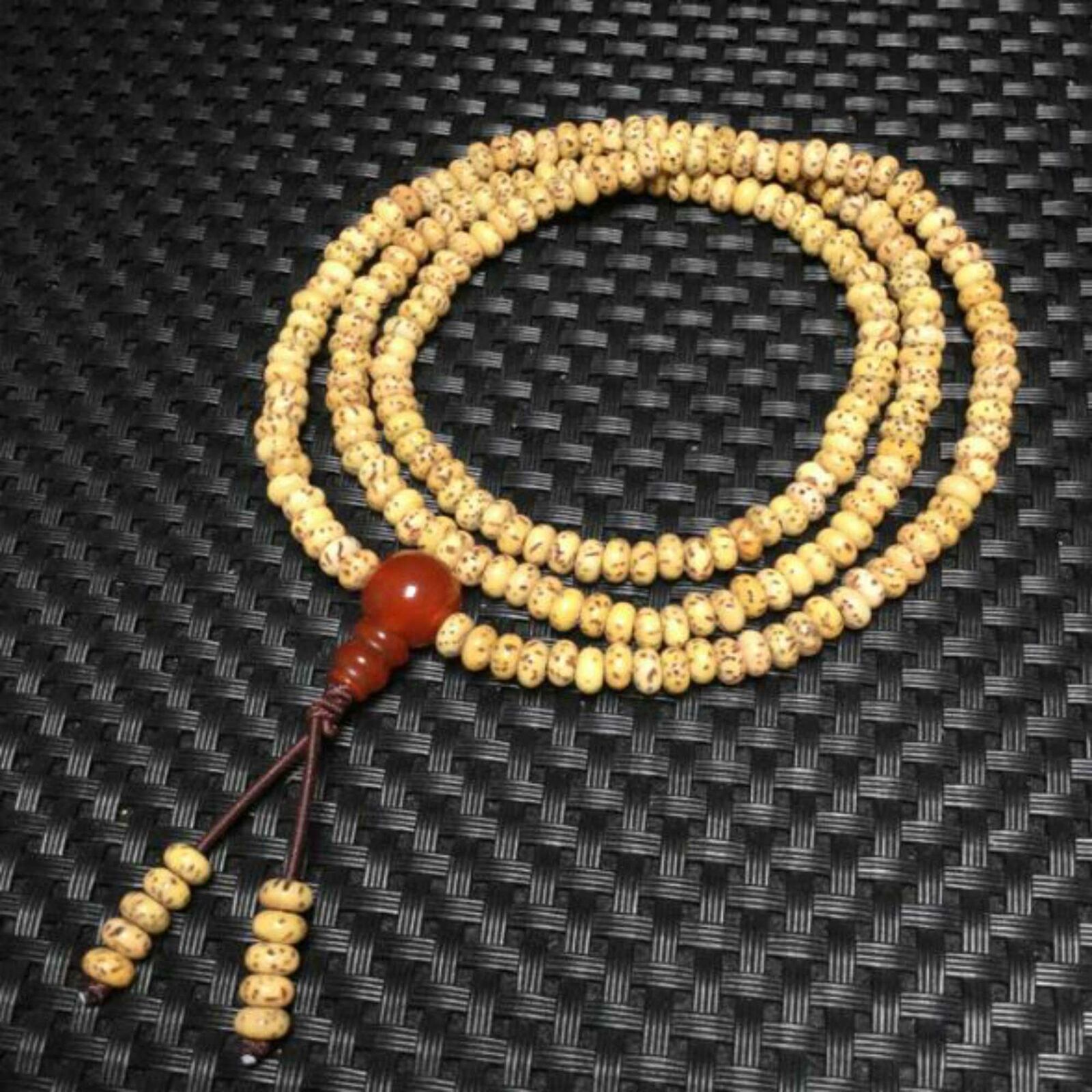 4mm Fashion Gold   bodhi root stars moon bodhi beads bracelet Fancy Elegant