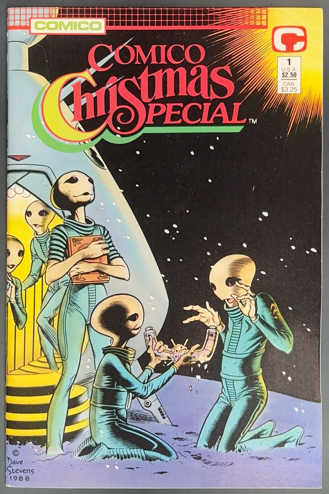 DAVE STEVENS Comico Christmas Special #1 (1988) NM/NM-
