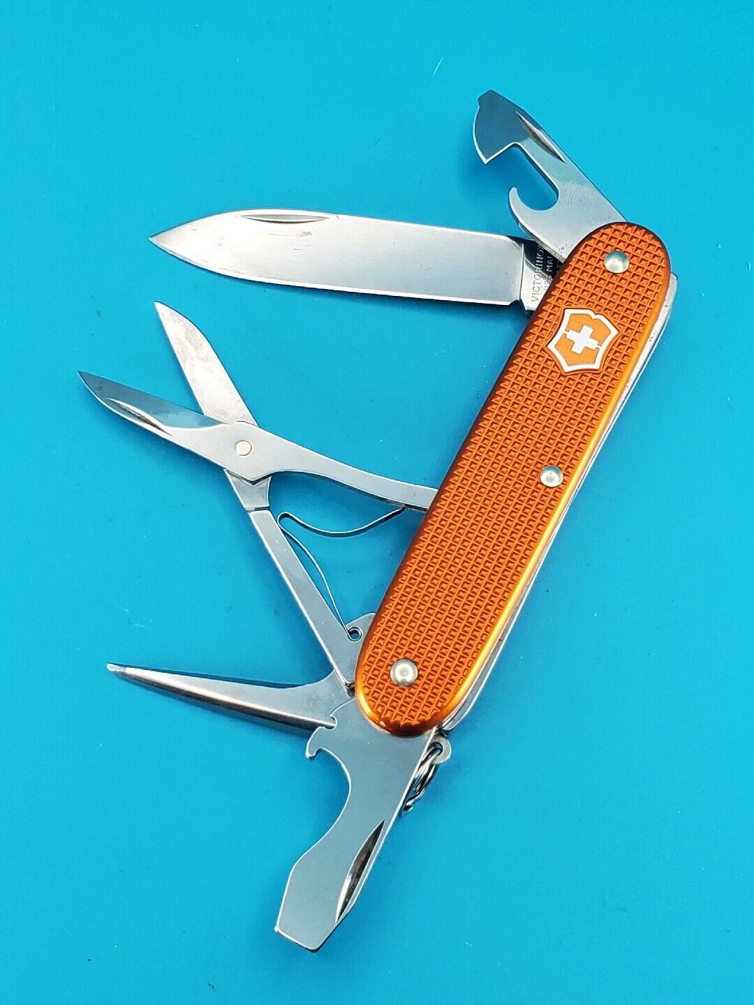 Victorinox Pioneer X 2021 Limited Edition Pocket Knife, Tiger Orange
