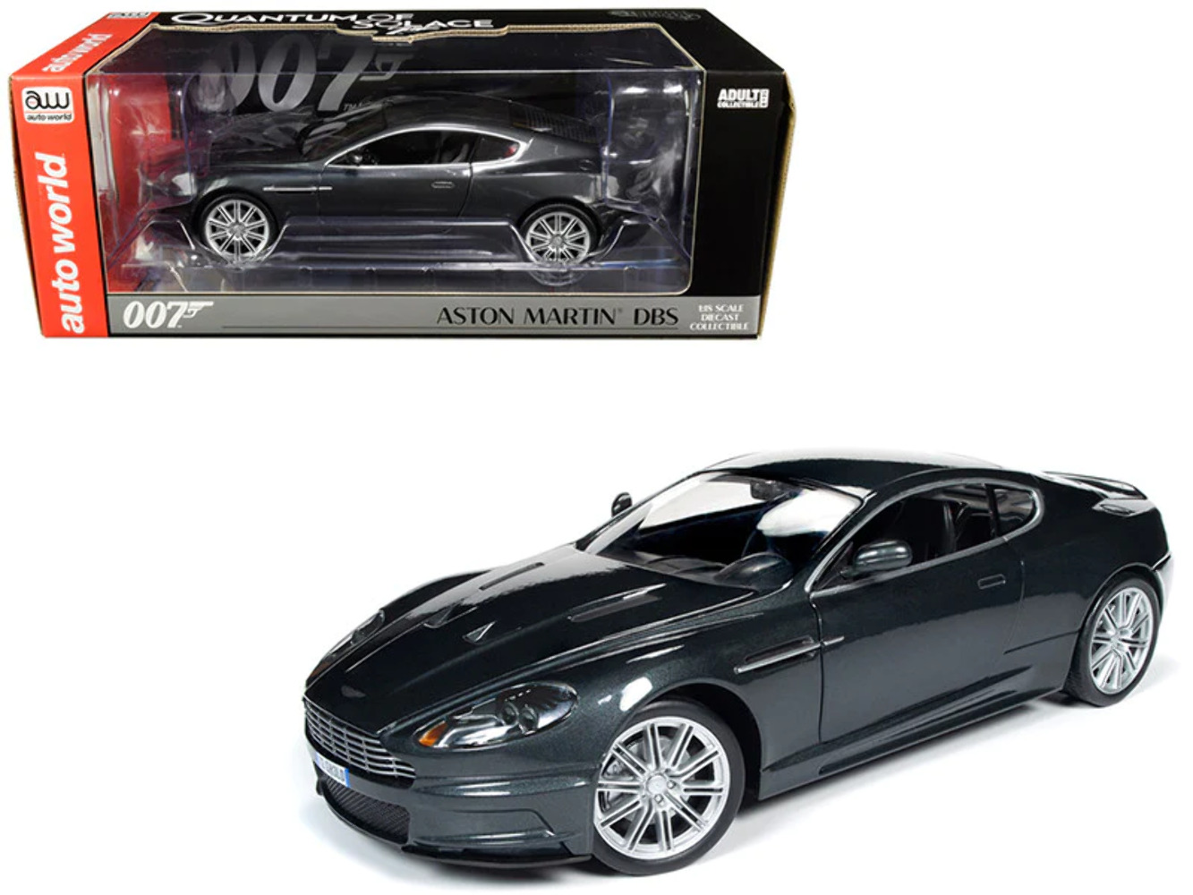 Aston Martin DBS Quantum Silver / Dark Gray Metallic (James Bond 007) \\Quantum o