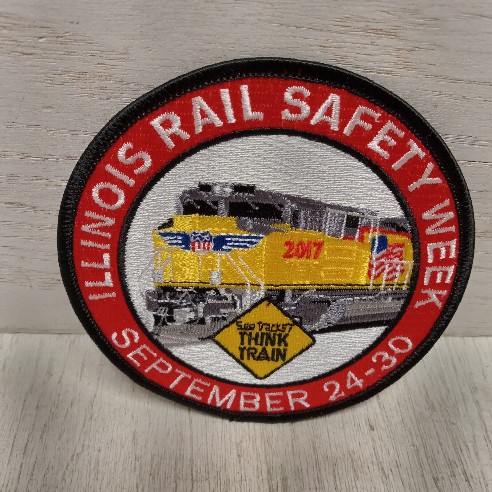 Railroad Patch Illinois Rail Safety Week 2017 4th Annual CN Canadian National 