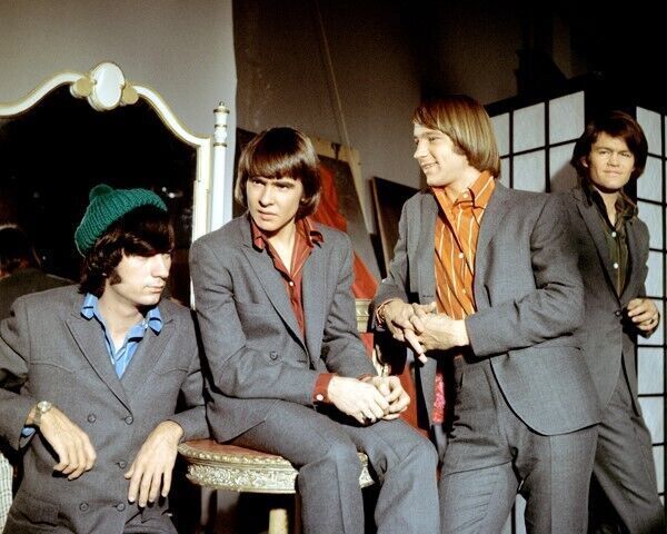 The Monkees TV series Peter Davy Mike & Micky in grey suits 8x10 inch photo