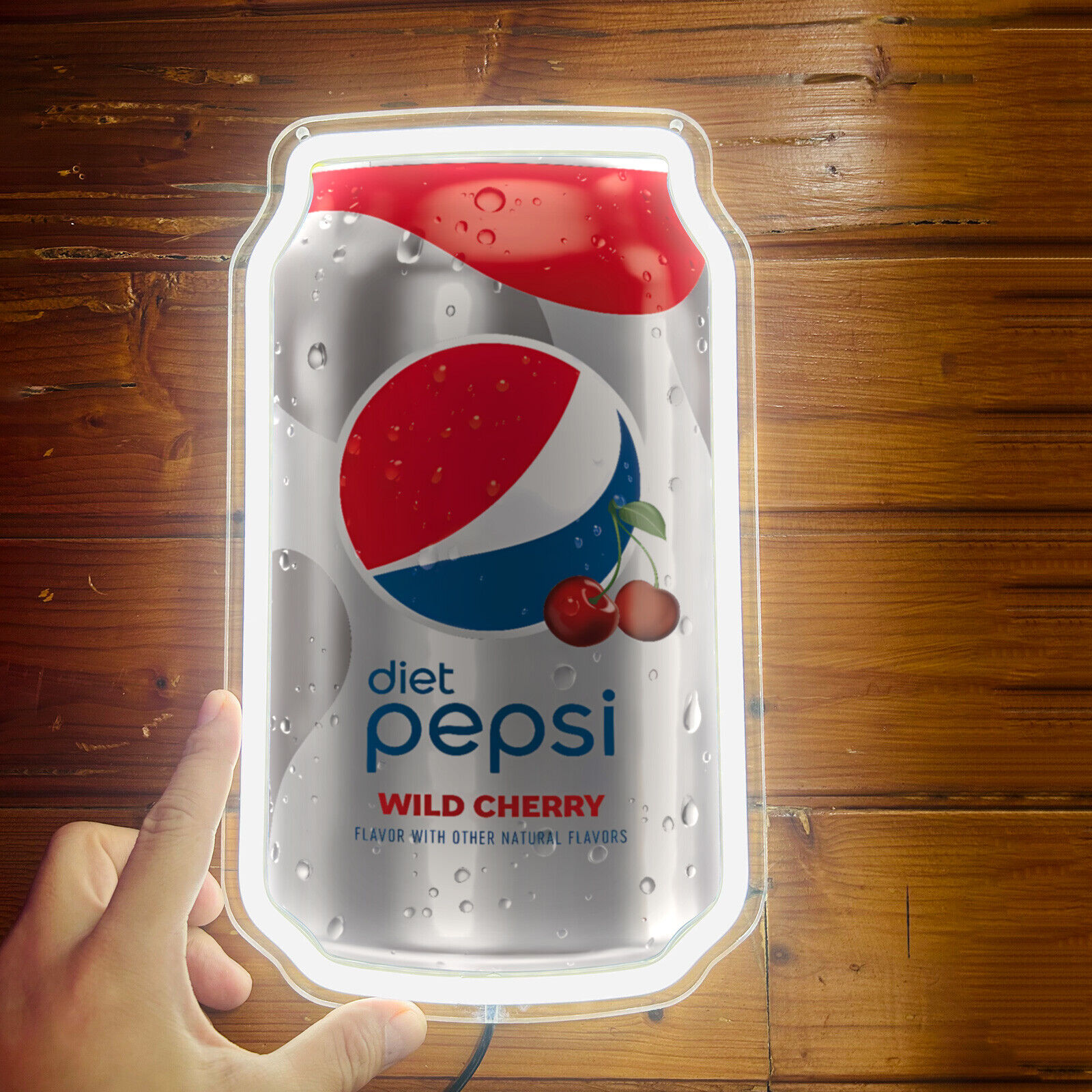 Pepsi Cherry Beverage Can Neon Sign For Gift Shop Club Mall Wall Decor 12\