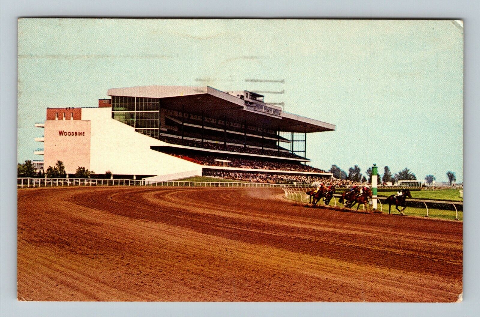 Toronto Ontario -Canada, The Woodbine Racetrack, c1967 Vintage Postcard