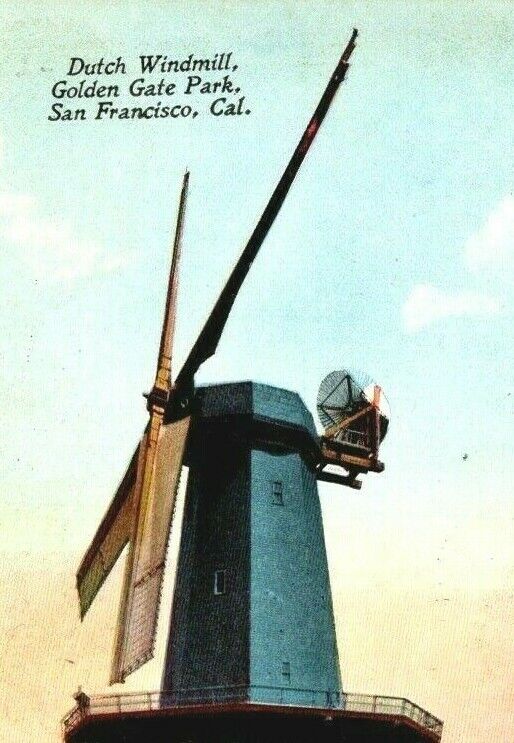 Postcard divided back Dutch Windmill Golden Gate Park San Francisco Cal Unposted