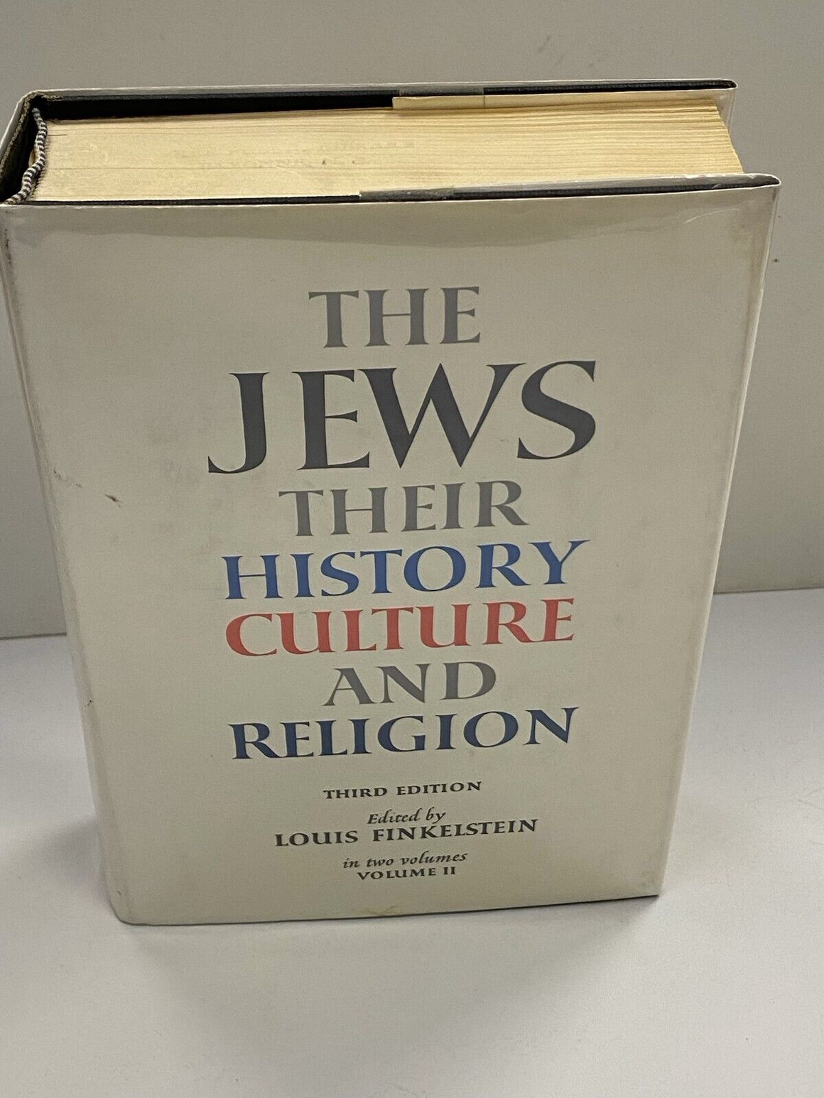 THE JEWS THEIR HISTORY CULTURE & RELIGION 3rd Edition Volume 2 VINTAGE BOOK Mint
