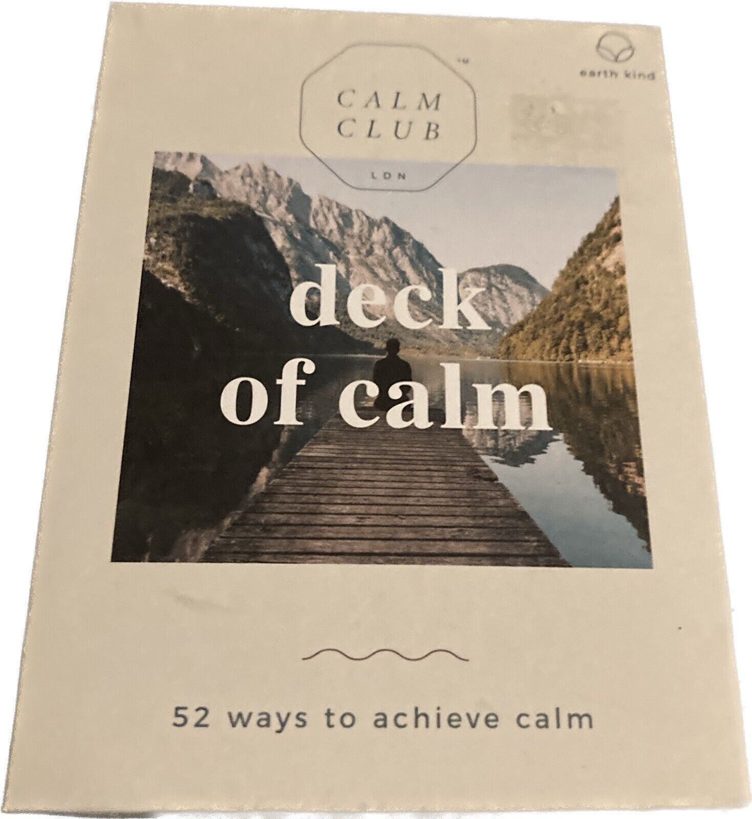 Calm Club. 52 Deck of Calm Cards. 52 Ways to Achieve Calm.