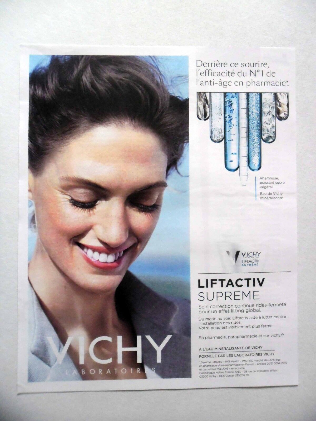 ADVERTISING: VICHY Liftactiv Supreme 2016 Cosmetic