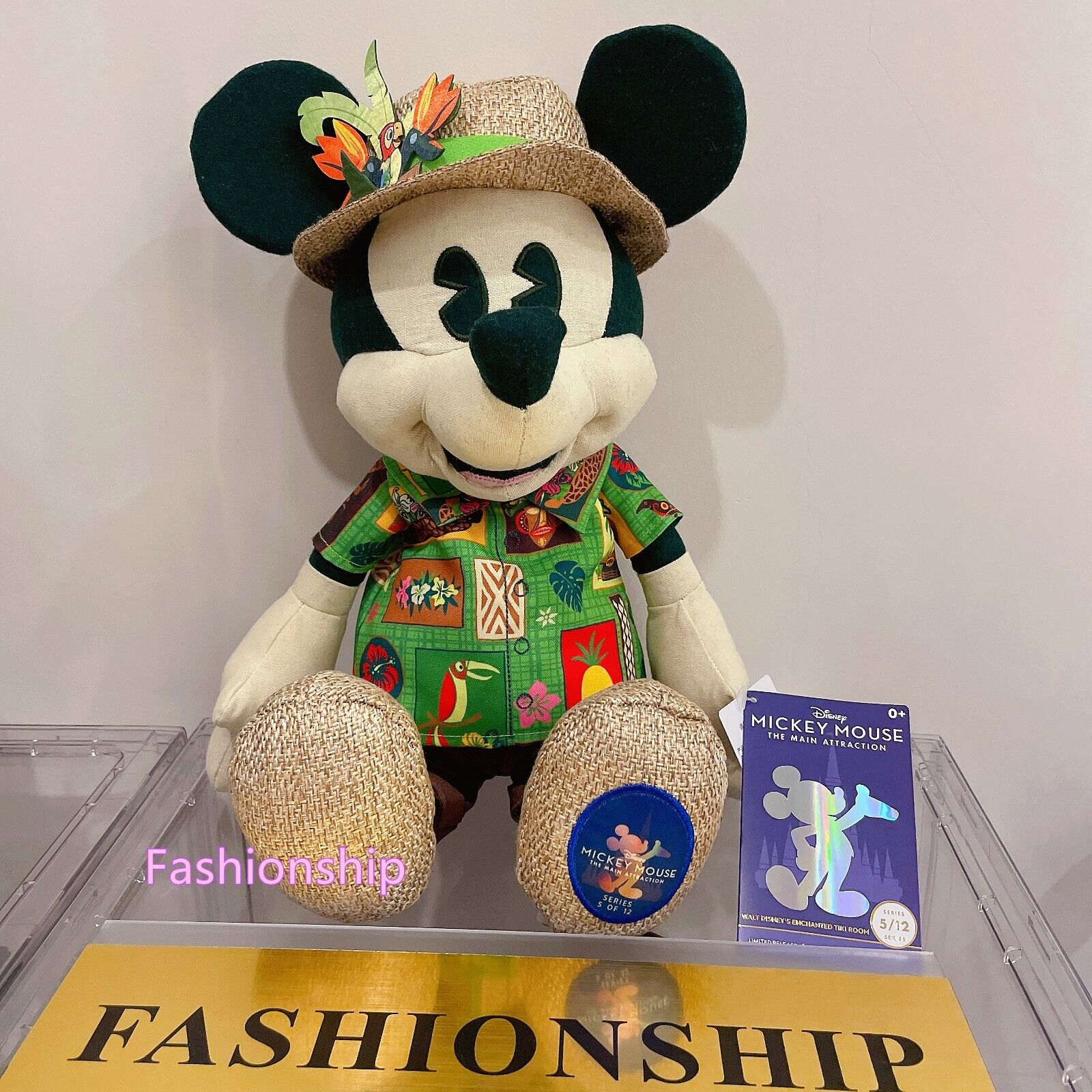 Disney store Shanghai Mickey mouse the main attraction May Plush Tiki room 5th