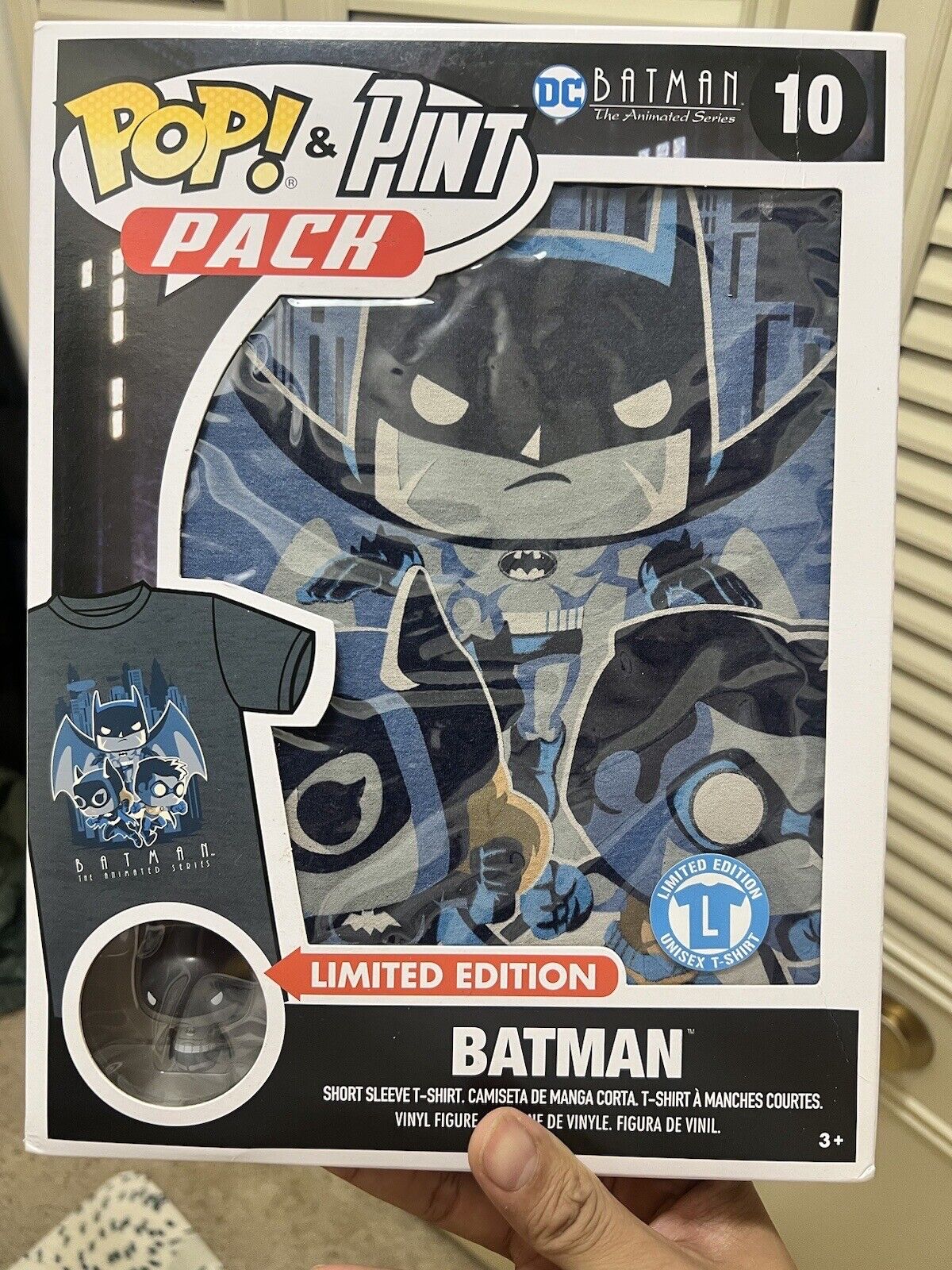 Funko Pop & Pint Pack Batman The Animated Series limited edition-LARGE/ XL-PM Me
