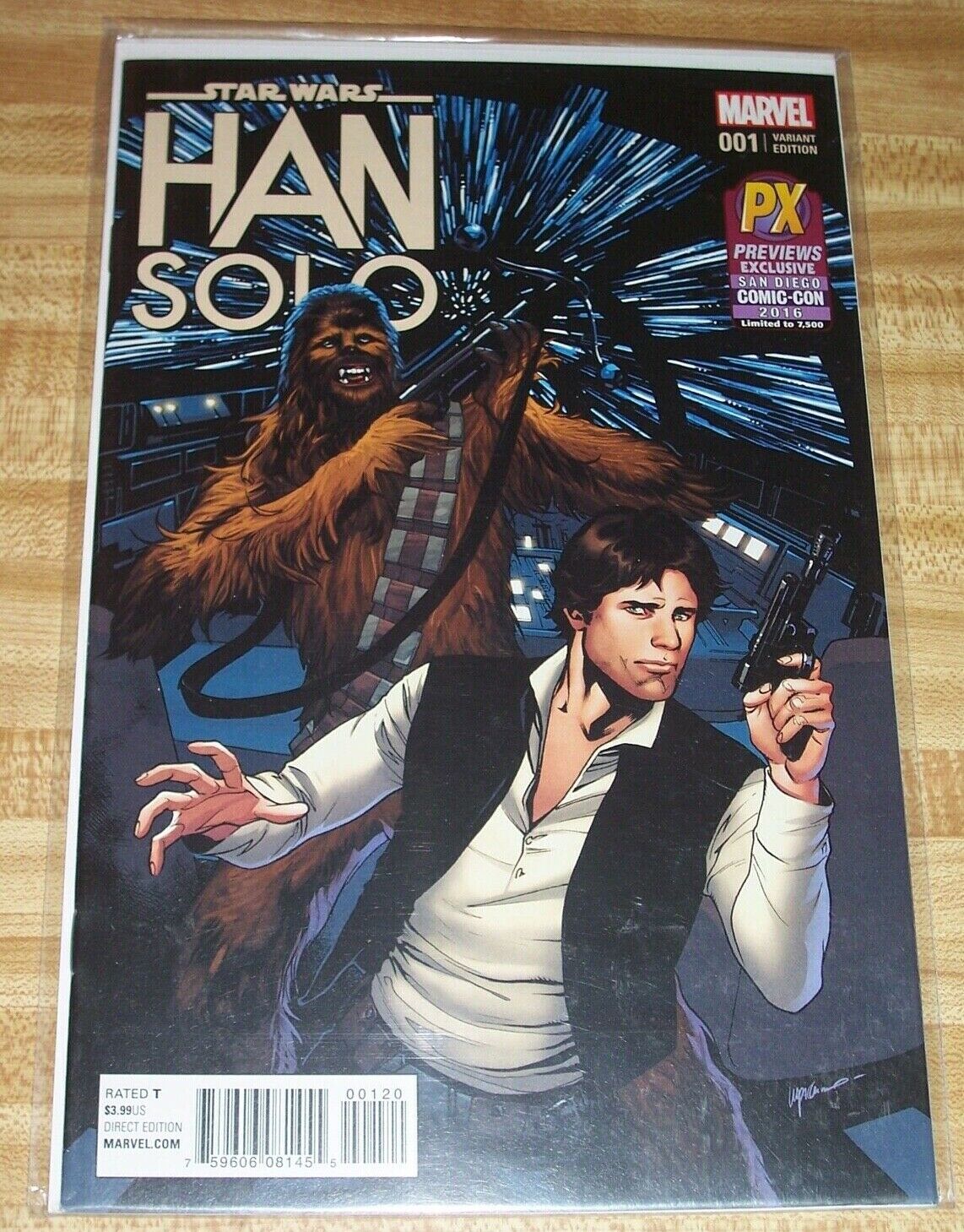 Han Solo #1 (2016) PX/SDCC 2016 Exclusive Emanuela Lupacchino Variant NM