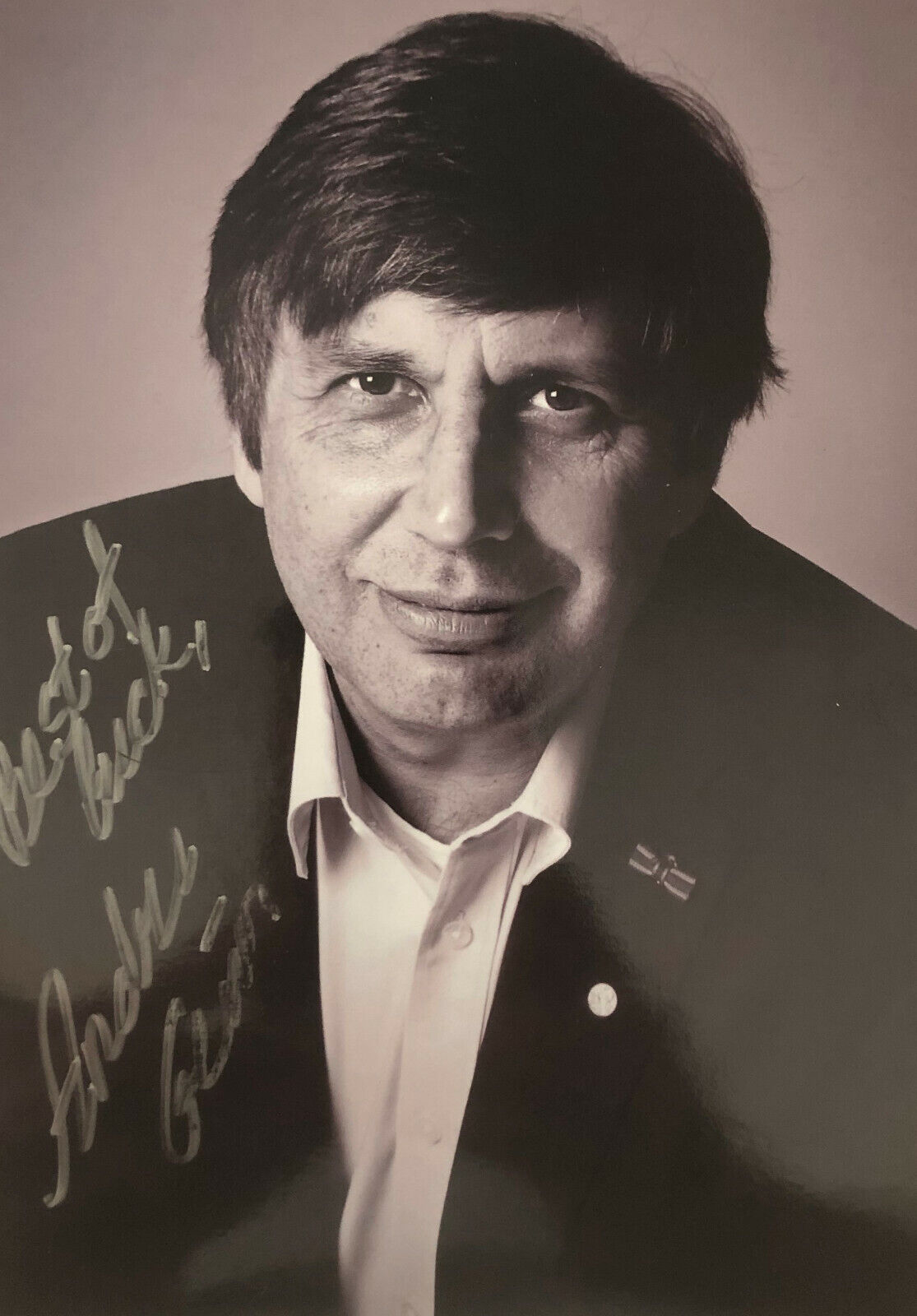 Andre Geim (Nobel Prize Physics 1999) Hand Autographed Signed Photo Dated 2006