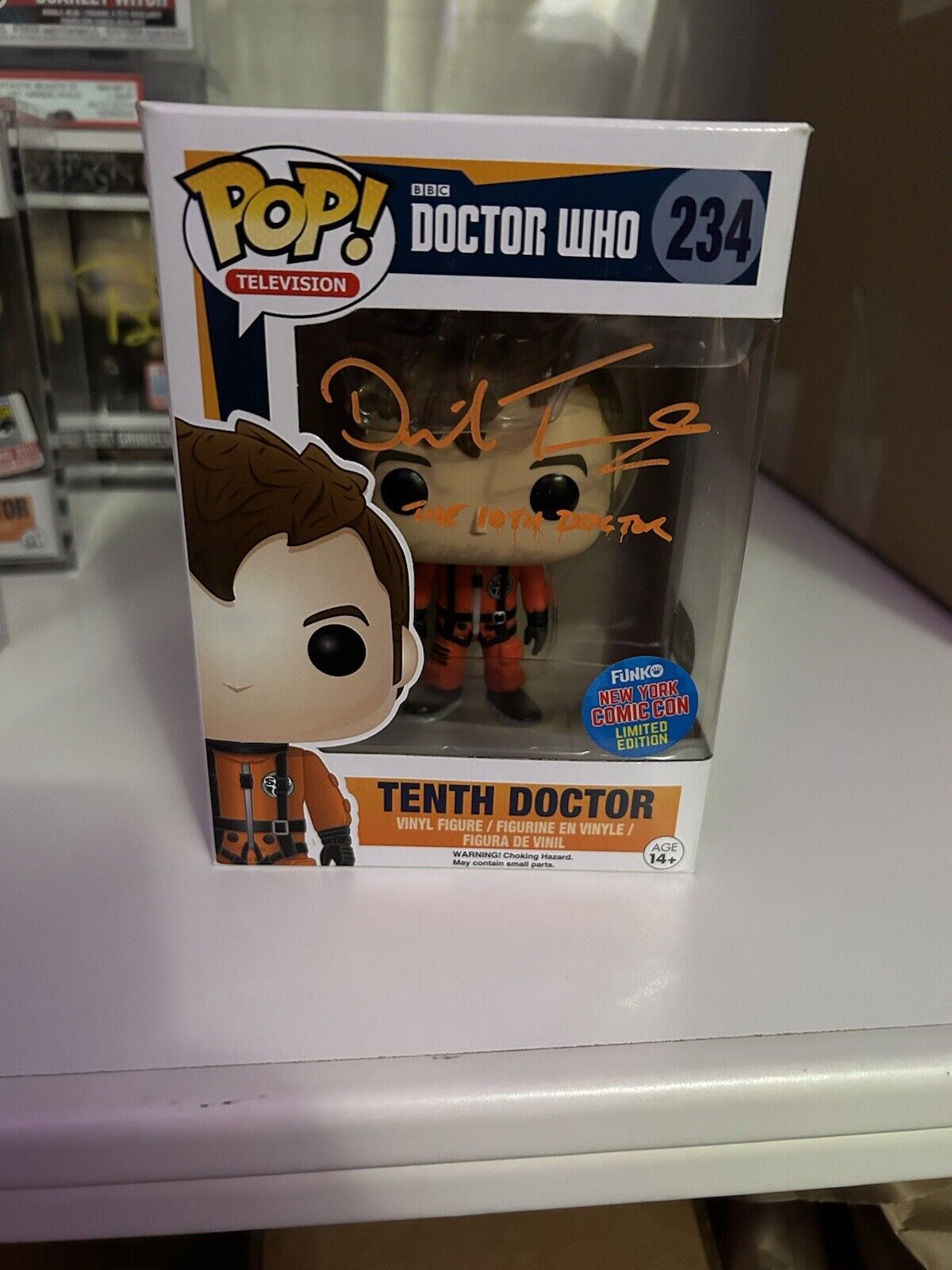 David Tennant Signed Doctor Who Funko Pop
