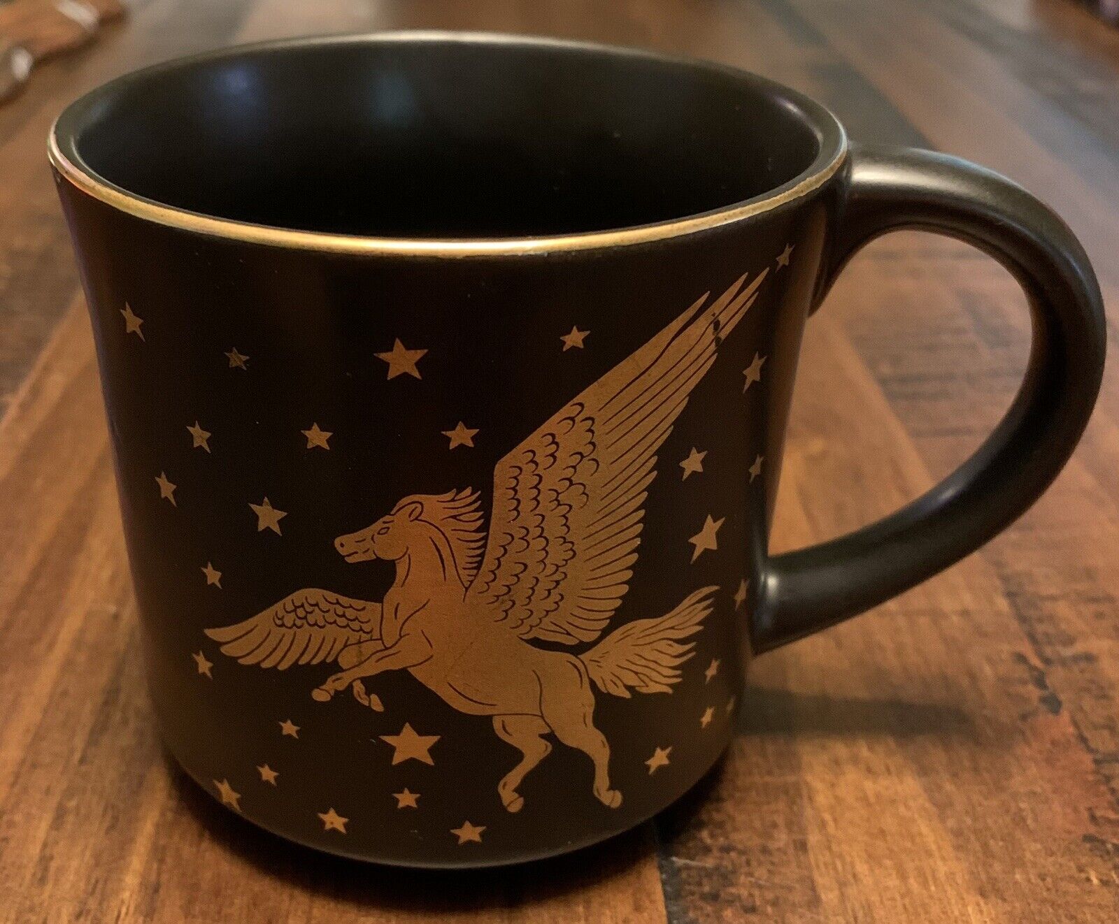 Vintage Otigari OMC JAPAN Pegasus/Stars Coffee Mug *Stoneware*