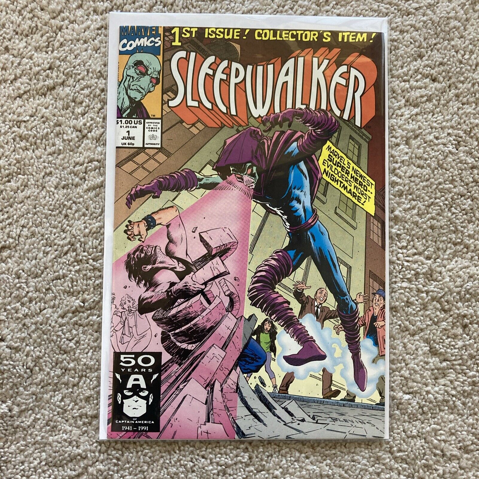 SLEEPWALKER #1 (Marvel Comics 1991) -- 1st Appearance -- NM
