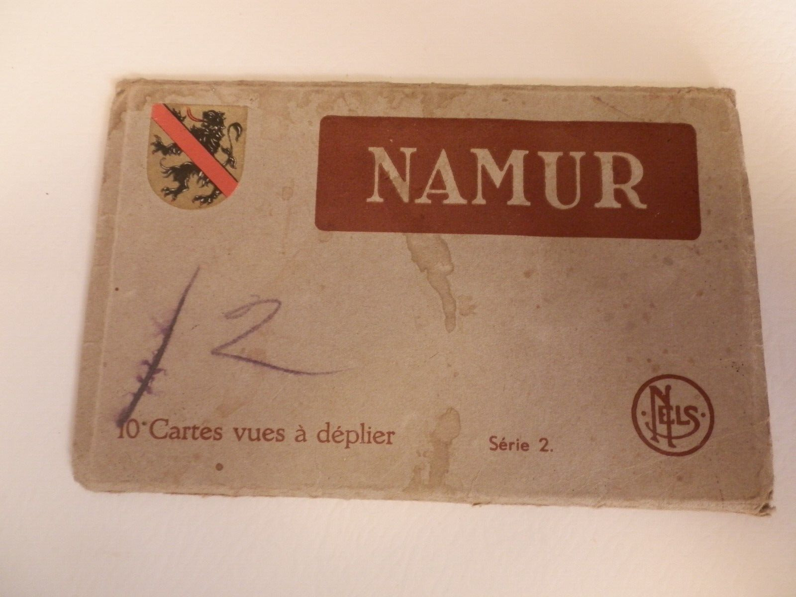 Vintage Photograph Postcard Folder Namur Belgium Multiple Locations