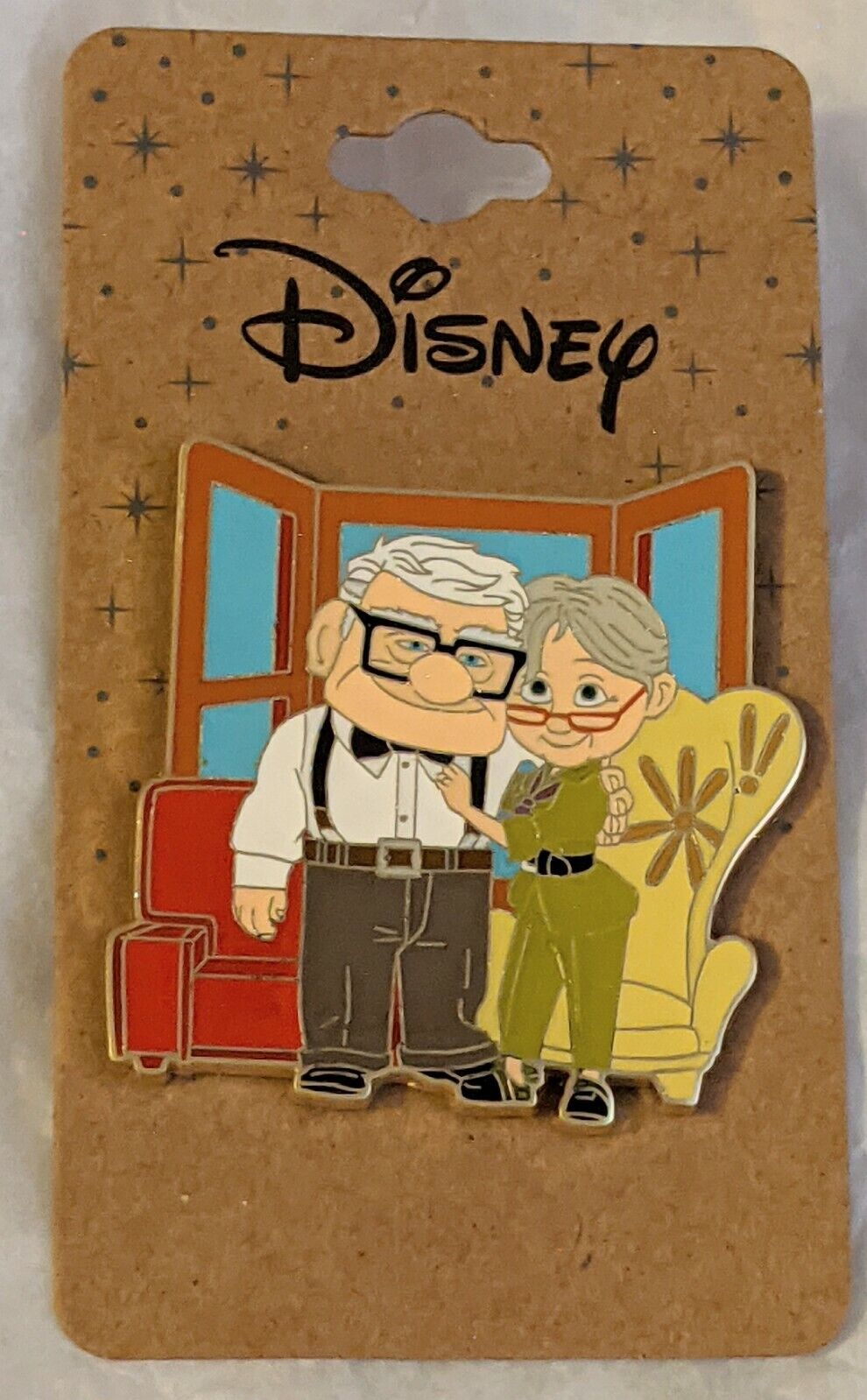 Disney Loungefly Up Enamel Pin - Carl And Ellie - New