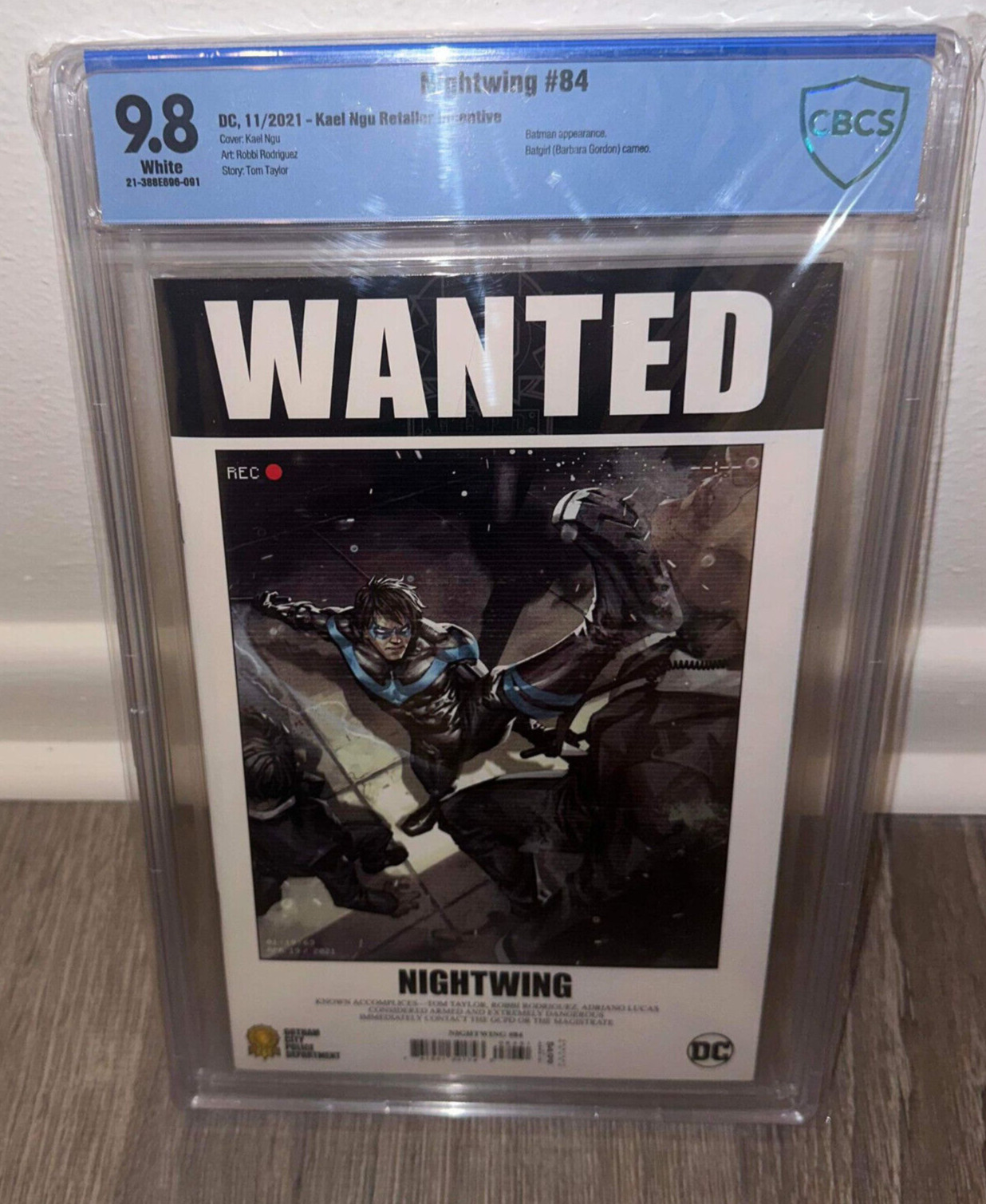 Nightwing #84 - 1:25 Kael Ngu Wanted Variant Fear State CBCS 9.8