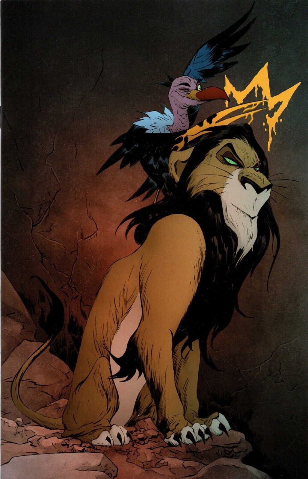 Disney Villains Scar #1 cover ZD Jae Lee virgin FOC 15 copy incentive Lion King
