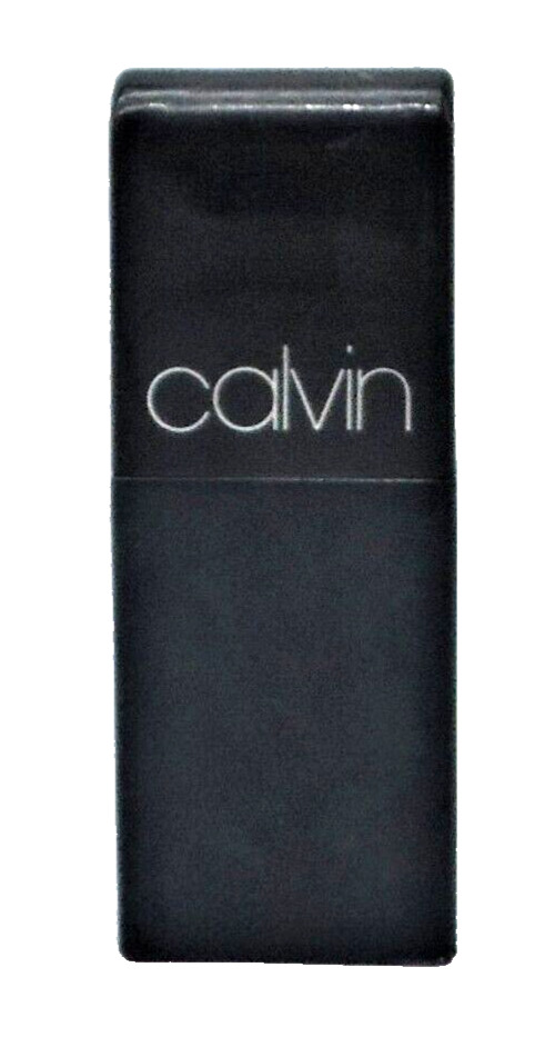 80s Calvin by Calvin Klein Iconic Empty Cologne Vtg Used Glass bottle chipped