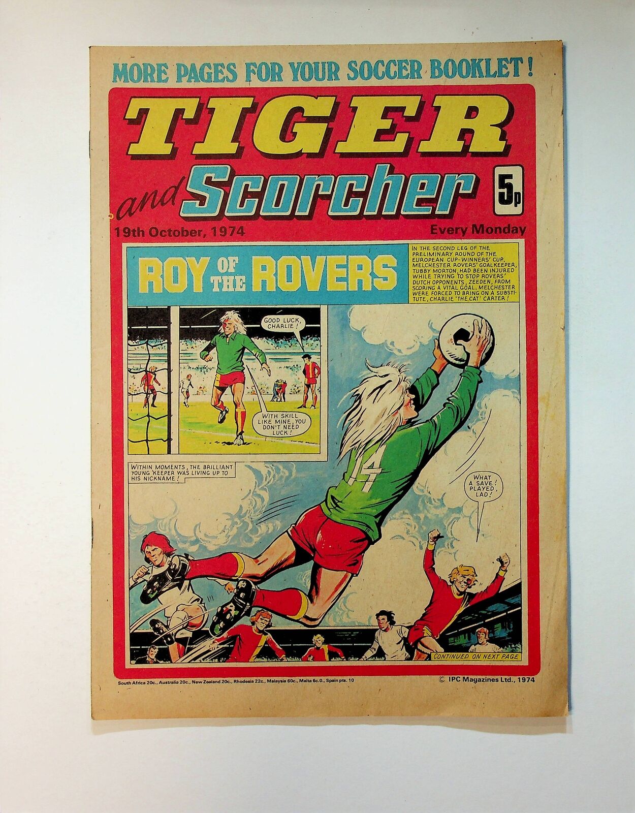 Tiger Oct 19 1974 VF
