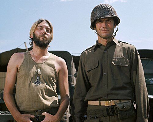 Clint Eastwood and Donald Sutherland in Kelly's Heroes 24x30 Poster