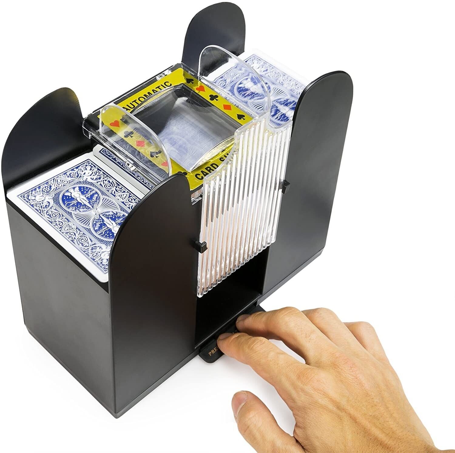 6-Deck Automatic Battery Operated Playing Card Shuffler Casino Casino BlackJack