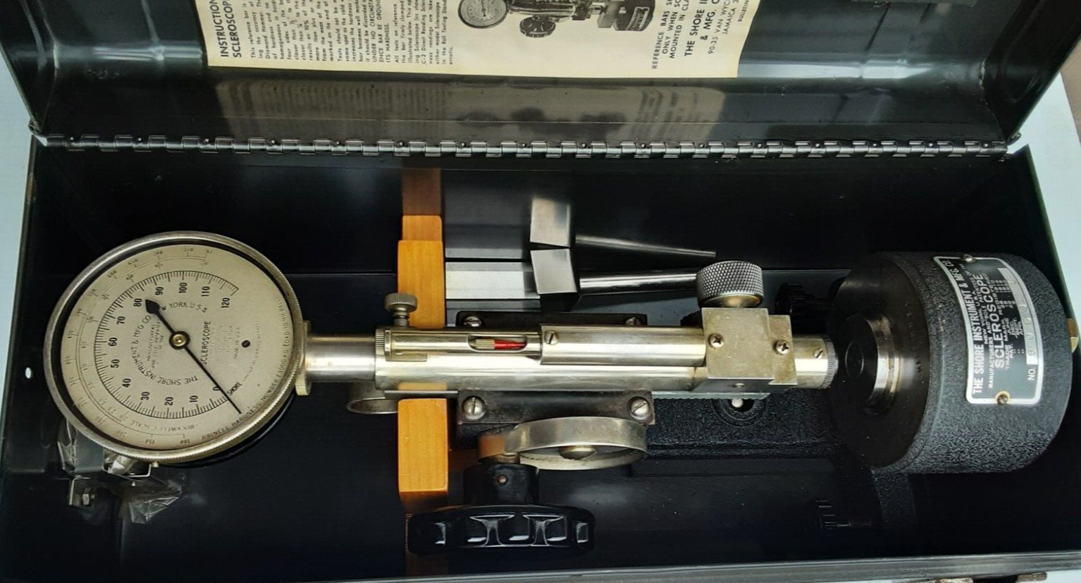 Shore Instrument & Mfg. Co.  8053D Scleroscope Material Hardness Tester, Vintage