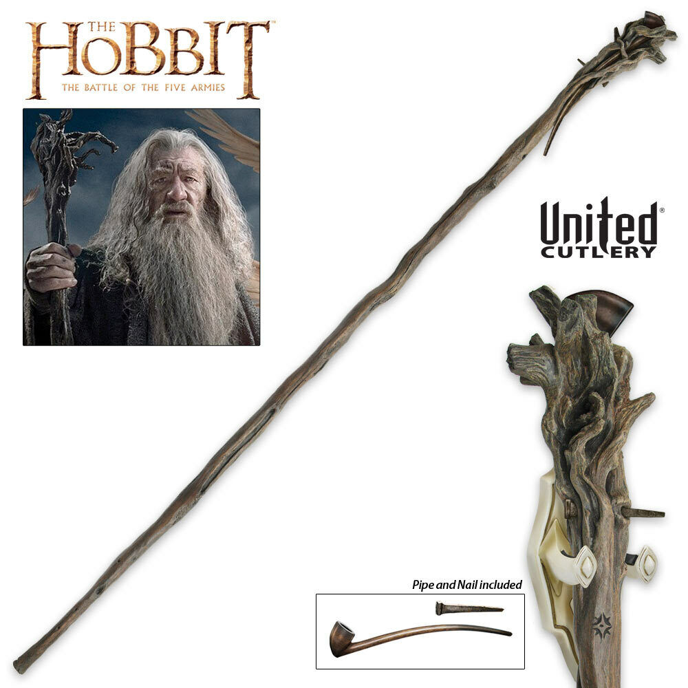Lord of the Rings Staff of Gandalf the Grey Full Size LOTR Hobbit United Cutlery