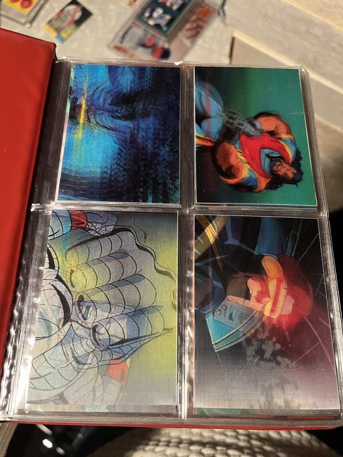 1996 Marvel Motion 3D Lenticular Cards COMPLETE BASE SET, #1-30 No Iron Man #8