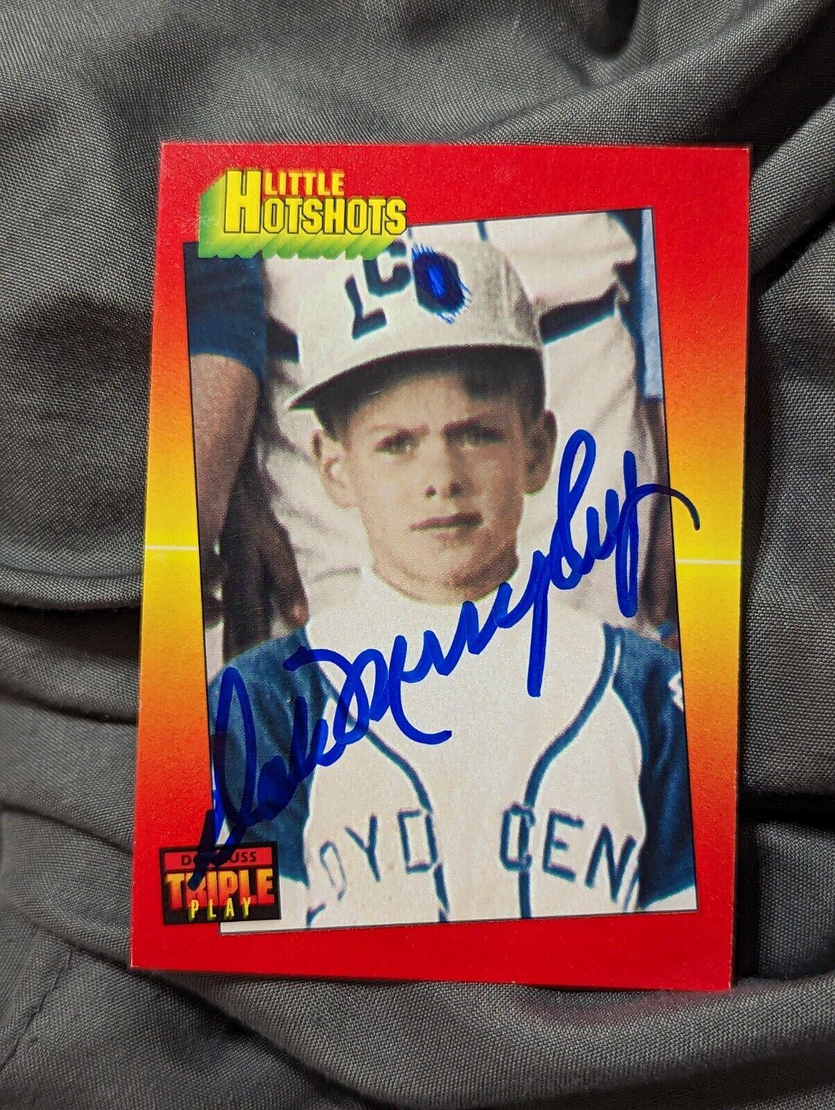 Dale Murphy Autograph Signed 1992 Little Hotshots Card Little League