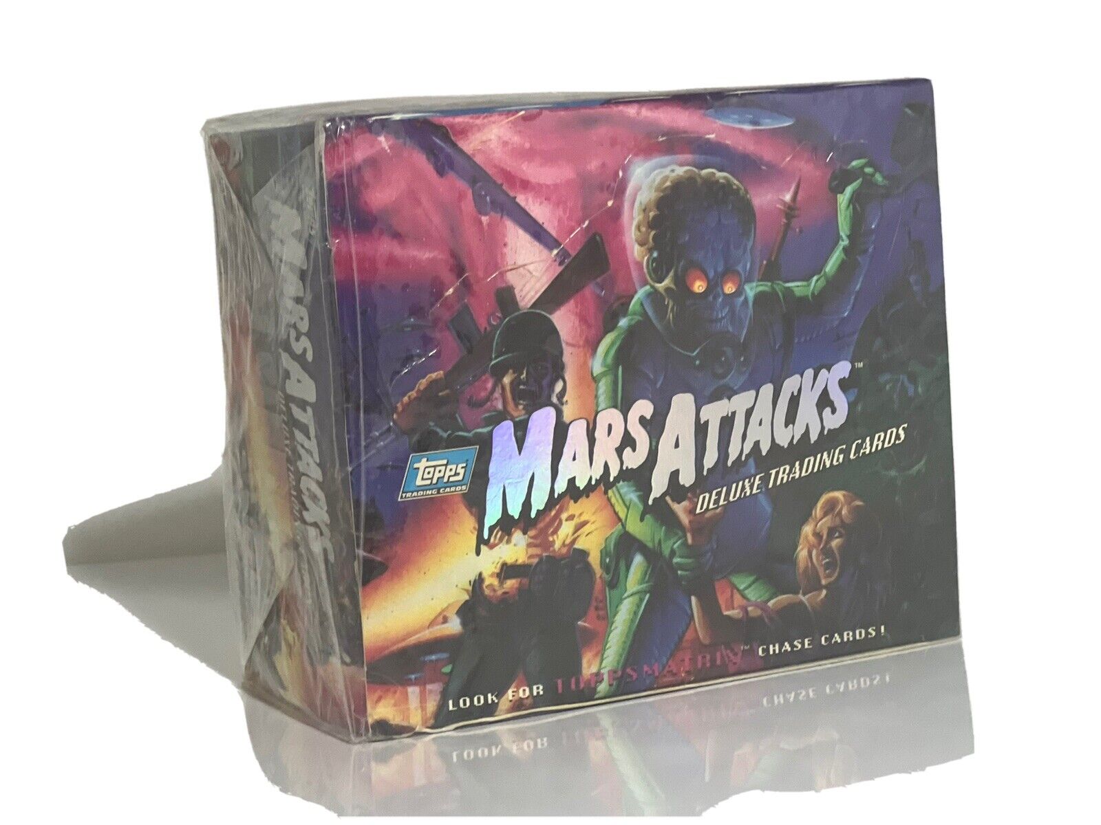 RARE 1994 Topps Mars Attacks Deluxe Trading Cards - Factory Sealed Box NM. 36pk