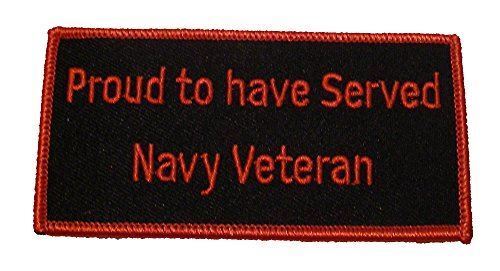 USN PROUD TO HAVE SERVED NAVY VETERAN PATCH SAILOR SHIP SUBMARINE SERVICE PRIDE